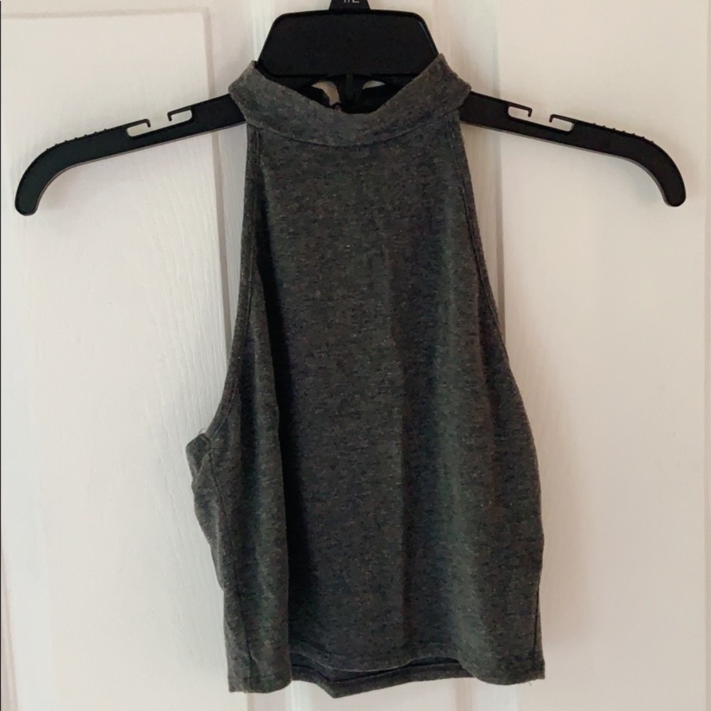 Heart & Hips grey halter top